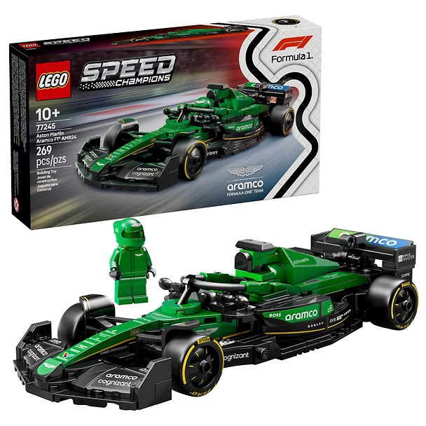 LEGO Speed Champions: Гоночный автомобиль Aston Martin Aramco F1 AMR24, 269 деталей (77245) 3169395 — 1
