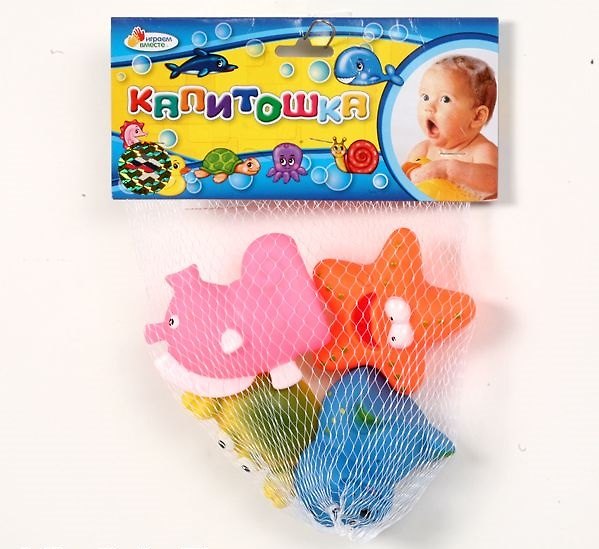 Набор для купания Морские животные (S200X4B) (116959) (4шт) (Играем вместе) (в ассорт.) (сетка) 2365774 — 1
