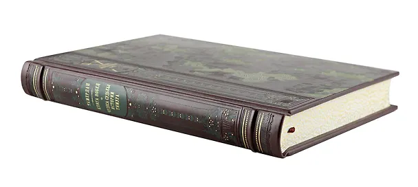 Книга "Книга побед. Чудеса судьбы истории Тимура". Великие полководцы мира. Коллекционное подарочное иллюстрированное издание в переплете ручной работы в военном стиле из натуральной кожи (Тамерлан) — 3