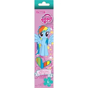 Карандаши цветные 06цв "My little pony" к/к, Proff
