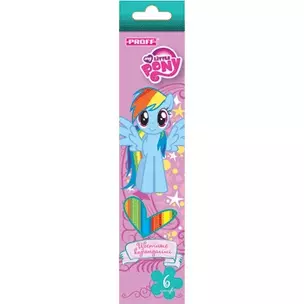 Карандаши цветные 06цв "My little pony" к/к, Proff — 228995 — 1