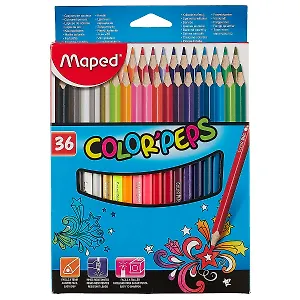 Карандаши цветные Maped, Color'Peps, 36 цветов