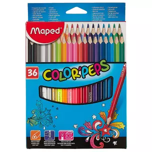 Карандаши цветные Maped, Color'Peps, 36 цветов — 247913 — 1