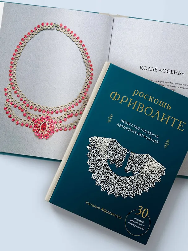 Книга Роскошь фриволите. Искусство плетения авторских украшений (Наталья Абросимова) — 16