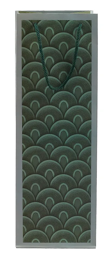 Пакет бутылочный 36*12*8,5 "Abstract style" бум.мат.ламинат 3024665 — 2