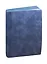 Ежедневник недат. А5 160л Нубук голубой, кожзам, мягкий переплет, тонир.блок, ляссе — 255506 — 1