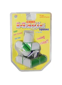 Головоломка Змейка с закругленными краями зеленая на блистере (003597)