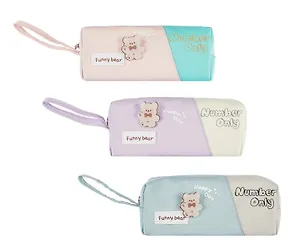 Пенал-косметичка "Number only" с акриловым значком, в ассортименте