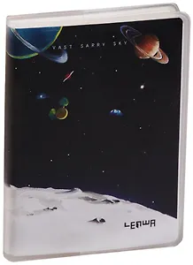 Записная книжка А7 80 листов клетка "Space adventure"