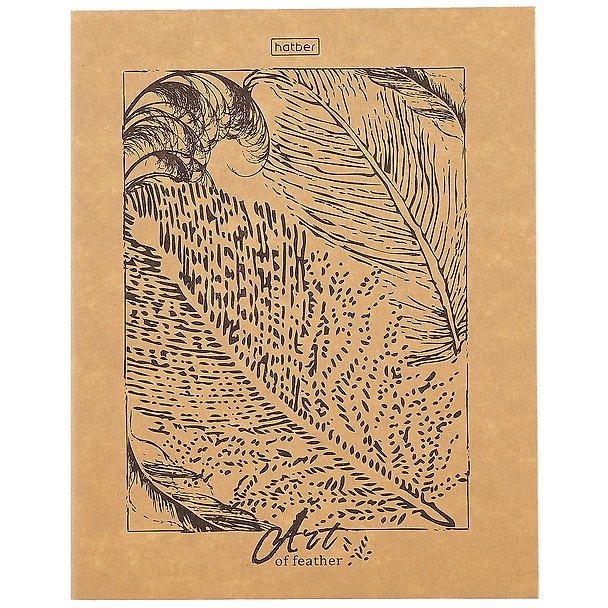 Тетрадь общая «Art of nature», 96 листов в клетку, А5, в ассортименте - Hatber 251156 — 1