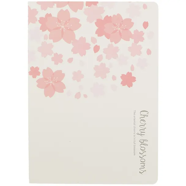 Тетрадь в линейку Languo, Cherry blossoms, B5, 48 листов, в ассортименте 252000 — 3
