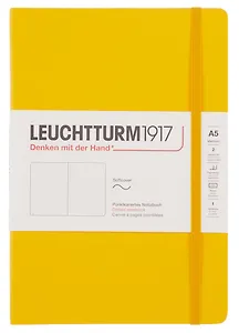 Книга для записей A5 61л тчк. "Medium" мягк.обложка, цвет подсолнух, Leuchtturm1917