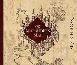 Скетчбук «Гарри Поттер. Карта мародёров», 96 страниц, 24.5 х 20.5 см