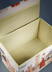 Шкатулка для вещей (26х17х18,5) (текстиль) (35036)