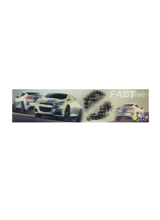 Закладка пластиковая "Fast car 1" 3D, 42*216мм, Оникс  237283 — 1