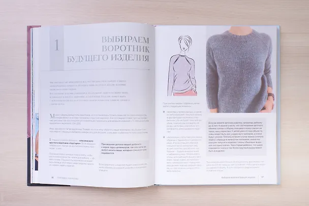 Книга Роман с вязанием. Тысячи вещей по одной формуле. Руководство по интуитивному вязанию бесшовных плечевых изделий (Татьяна Курочкина) — 6