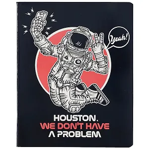 Тетрадь в клетку Academy Style, "Космонавты", 48 листов, в ассортименте