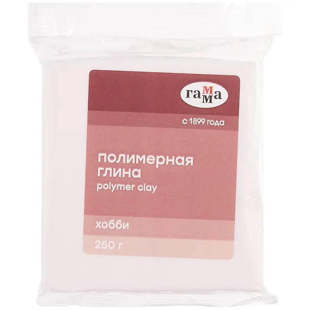 Полимерная глина, 250 г., прозрачный, Гамма 260662 — 2