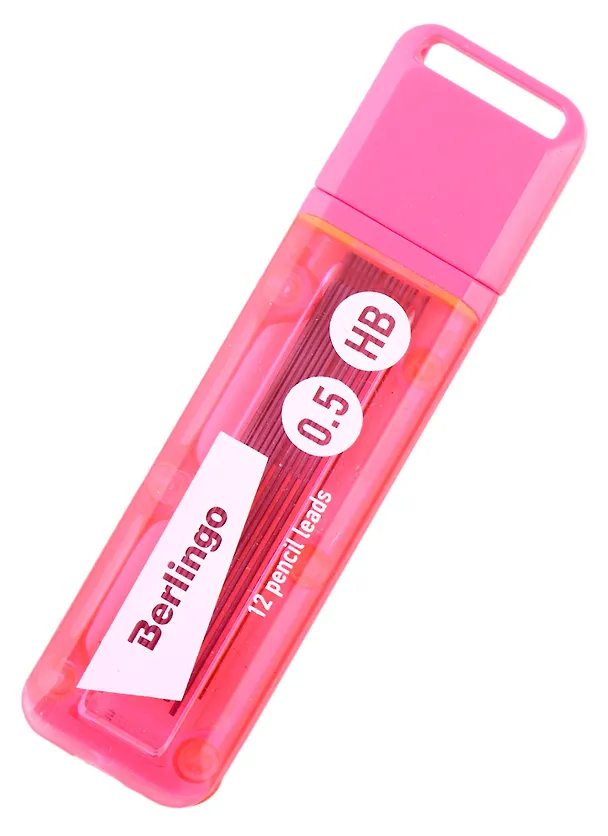 Грифели для механических карандаше, Berlingo, 0,5 мм, HB, 12 штук 2930579 — 4