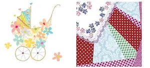 Набор для творчества,Салфетки для декупажа, С рождением! - 2 шт.