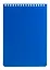 Блокнот А5 60л "Синий" гребень, перфорация на отрыв, лакированный, BRAUBERG — 2937133 — 1