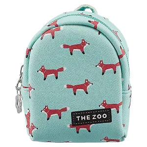 Сумочка-рюкзачок на молнии Лисы (11 см) (ПВХ бокс) (12-12026-GF-8131)