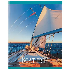 Тетрадь в клетку Unnika, "Под белым парусом", 80 листов, в ассортименте