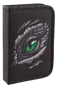 Пенал 1 отделение "Глаз дракона" 20*13,3*3,5 см, полиэстер