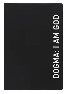 Ежедневник недат. А5 136л. "Black style. Dogma" иск.кожа, обл. интеграл, печать белилами, офсет, ляссе