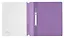 Папка-скоросшиватель А5 пластик, фиолетовая, СТАММ — 3019543 — 2