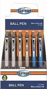Ручка шариковая Centrum, Moment, синяя 0,7 мм