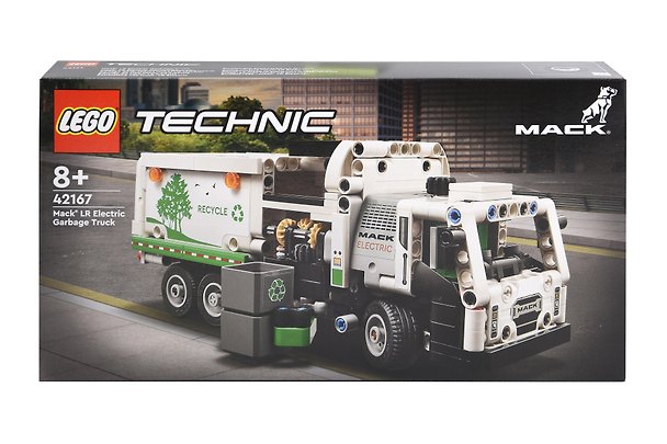 LEGO Technic: Электрический мусоровоз, 503 детали (42167) 3118466 — 1