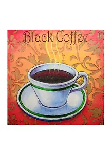 Салфетки бумажные Чашечка кофе (616387) (33х33см) (набор/20шт.) (Страна Карнавалия) (упаковка)