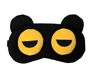 Маска для сна Мордочка с объемными прищуренными глазами (плюш) (пакет) (12-37132-202505-S50) (Lafilaf) 3104556