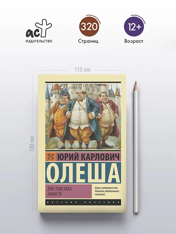 Книга Три Толстяка. Зависть (Юрий Олеша) — 5