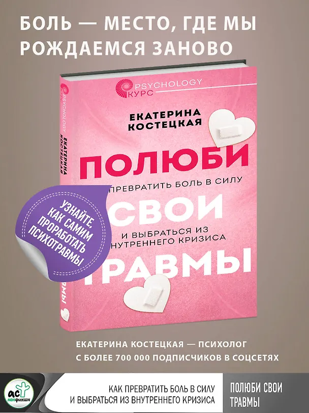 Книга Полюби свои травмы. Как превратить боль в силу и выбраться из внутреннего кризиса (Екатерина Костецкая) — 5
