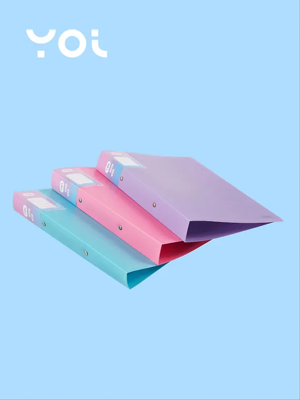 Папка на 2 кольцах «Pastel», 40 мм, А4, в ассортименте, Yoi 3055384 — 2