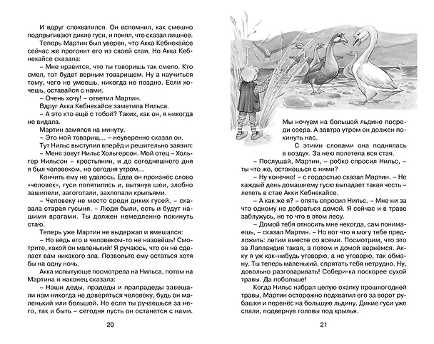 Книга Чудесное путешествие Нильса с дикими гусями (Сельма Оттилия Лувиса Лагерлёф) — 11