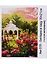 Алмазная мозаика 21х30 см "Беседка в саду" — 2957898 — 2
