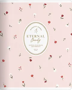 Тетрадь 48л кл. "Posy", розовый, карт.обл., микротекстурирование, ламинация, тиснение золотой фольгой, скрепка