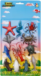 Набор В мире животных Морские животные (Т53836) (12шт) (блистер)