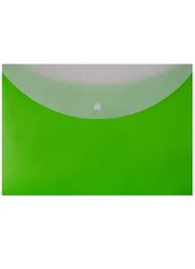 Папка-конверт на кнопке, 2 отделения