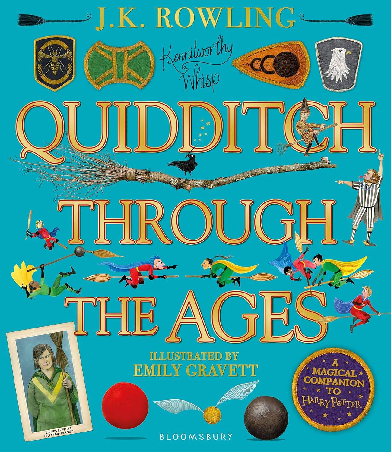 Обложка книги «Quidditch Through the Ages - Illustrated Edition (J. K. Rowling) Квиддич сквозь века - иллюстр. издание (Джоан Роулинг) / Книги на английском языке»