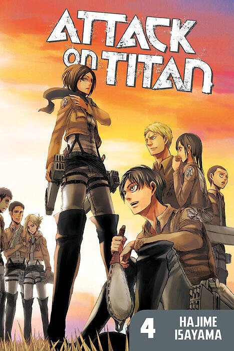 Книга Attack On Titan 4 (Hajime Isayama) Атака Титанов 4 (Хадзимэ Исаяма) / Книги на английском языке () — 1
