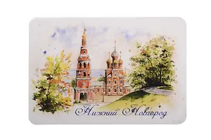 Магнит картон Рождественская церковь (Нижний Новгород) (МК/401/004)