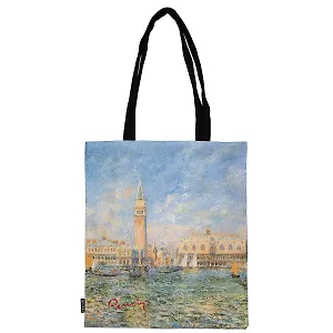 Сумка-шоппер "Пьер Огюст Ренуар. Дворец Дожей в Венеции", 40 х 32 см