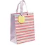 Подарочный пакет «Розовые полосы», А5 — 247344 — 1