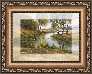 Картина Тихий ручей (sj47) (13х18)