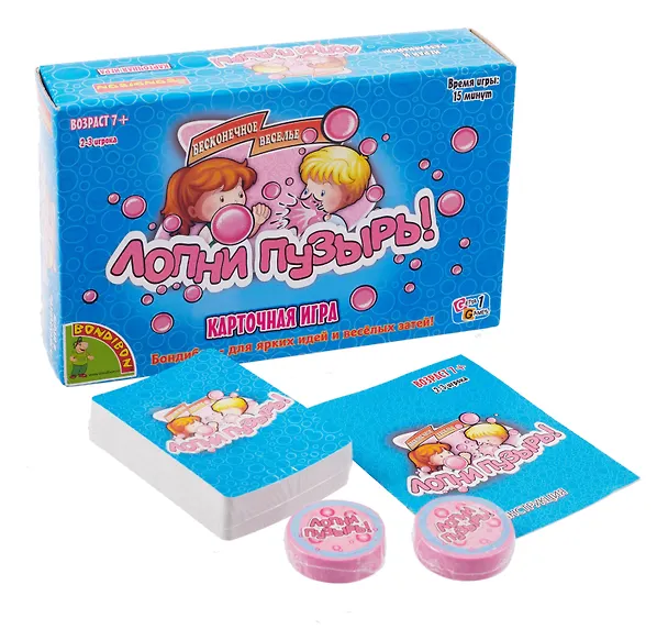 Игра настольная. Лопни пузырь!. -Китай: Bondibon, ВВ1446 391427 406371 — 2