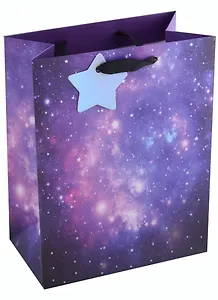 Пакет А5 18*23*10 "Млечный Путь" нейтр., бум., мат.пленка с тиснением , тег с тиснением